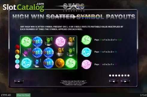 Οθόνη7. Stars Awakening Κουλοχέρης