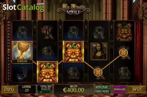 Οθόνη3. Da Vinci's Vault Κουλοχέρης