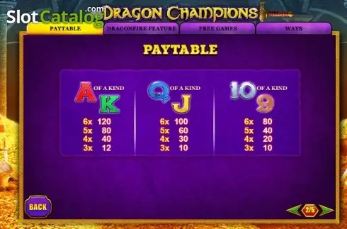 Οθόνη6. Dragon Champions Κουλοχέρης