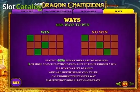 Οθόνη9. Dragon Champions Κουλοχέρης