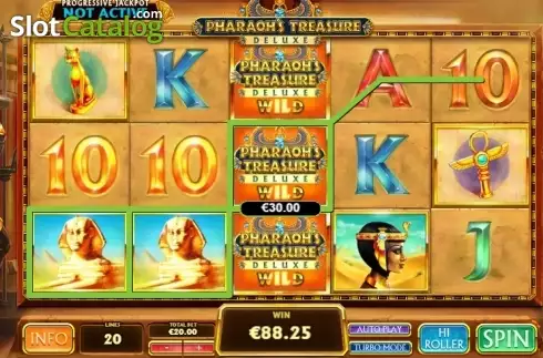 Οθόνη3. Pharaoh's Treasure Deluxe Κουλοχέρης