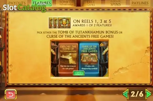 Οθόνη6. Pharaoh's Treasure Deluxe Κουλοχέρης