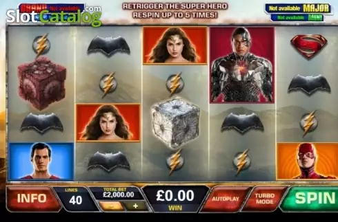 Οθόνη2. Justice League (Playtech) Κουλοχέρης