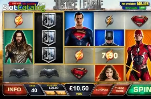 Οθόνη3. Justice League (Playtech) Κουλοχέρης