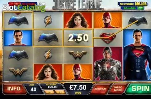 Οθόνη4. Justice League (Playtech) Κουλοχέρης