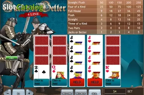 Οθόνη3. Jacks or Better 4 Line (Playtech) Κουλοχέρης
