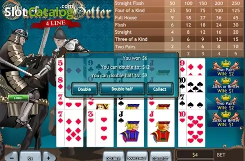 Οθόνη5. Jacks or Better 4 Line (Playtech) Κουλοχέρης