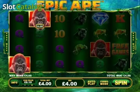 Οθόνη3. Epic Ape Κουλοχέρης