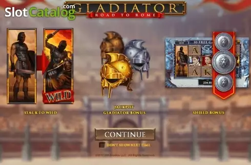 Οθόνη2. Gladiator Road to Rome Κουλοχέρης