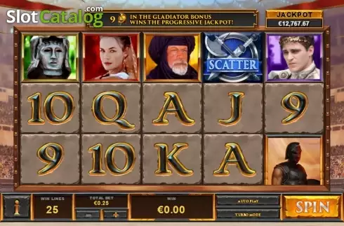Οθόνη3. Gladiator Road to Rome Κουλοχέρης