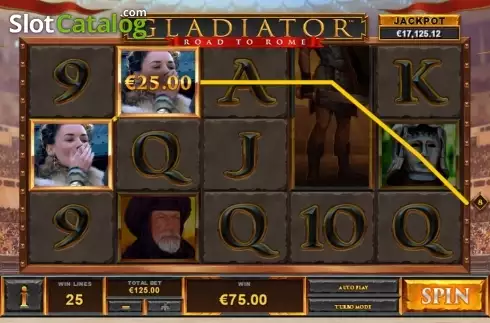Οθόνη5. Gladiator Road to Rome Κουλοχέρης