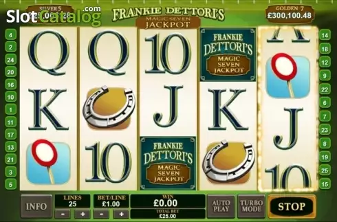 Οθόνη6. Frankie Dettori's Magic Seven Jackpot Κουλοχέρης