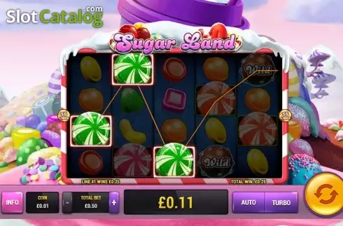Οθόνη3. Sugar Land (Playtech) Κουλοχέρης