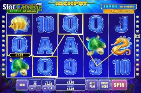 Οθόνη9. Great Blue Jackpot (Playtech) Κουλοχέρης
