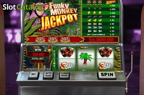 Οθόνη2. Funky Monkey Jackpot Κουλοχέρης
