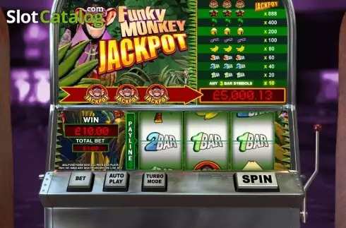 Οθόνη4. Funky Monkey Jackpot Κουλοχέρης