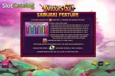 Οθόνη3. Warriors Gold Κουλοχέρης