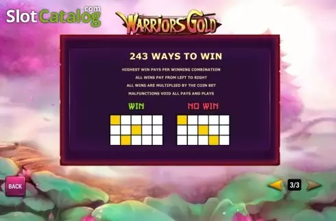 Οθόνη4. Warriors Gold Κουλοχέρης