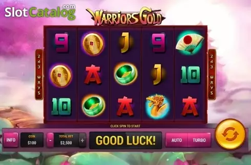 Οθόνη5. Warriors Gold Κουλοχέρης