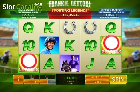 Οθόνη5. Frankie Dettori: Sporting Legends Κουλοχέρης