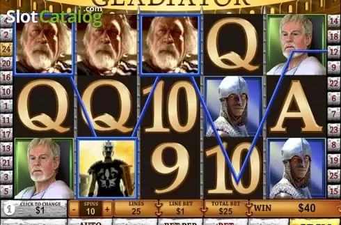 Οθόνη5. Gladiator (Playtech) Κουλοχέρης 