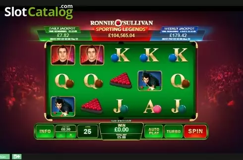 Οθόνη3. Ronnie O'Sullivan: Sporting Legends Κουλοχέρης