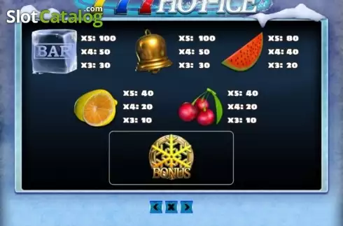 Οθόνη5. 777 Hot Ice Κουλοχέρης