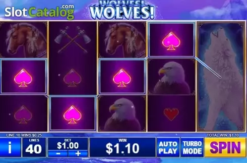 Οθόνη3. Wolves! Wolves! Wolves! Κουλοχέρης