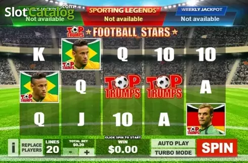 Οθόνη2. Top trumps football stars: Sporting Legends Κουλοχέρης 