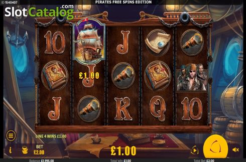 Οθόνη3. Pirates Free Spins Edition Κουλοχέρης