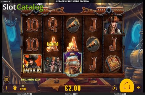 Οθόνη5. Pirates Free Spins Edition Κουλοχέρης