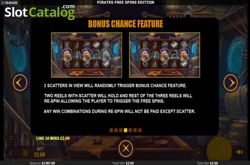 Οθόνη9. Pirates Free Spins Edition Κουλοχέρης