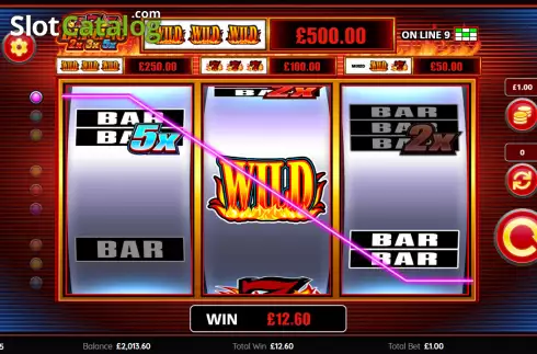 Οθόνη4. Blazing 777 2x 3x 5x Κουλοχέρης