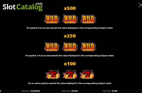 Οθόνη6. Blazing 777 2x 3x 5x Κουλοχέρης