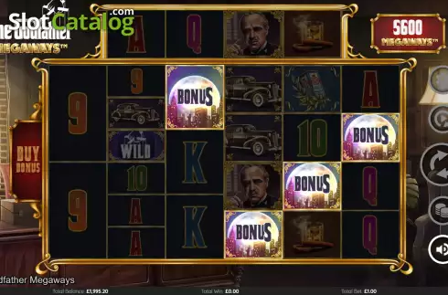Οθόνη5. The Godfather Megaways Κουλοχέρης