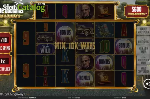 Οθόνη9. The Godfather Megaways Κουλοχέρης