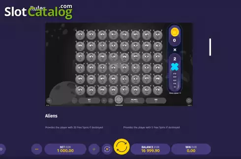 Οθόνη6. Blue Invaders Κουλοχέρης