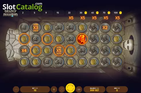 Οθόνη9. Deadly Diamond Κουλοχέρης 