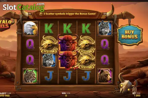 Οθόνη2. Buffalo Duels Κουλοχέρης