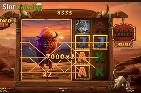 Οθόνη3. Buffalo Duels Κουλοχέρης