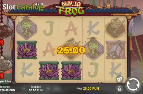 Οθόνη3. Ninja Frog Κουλοχέρης