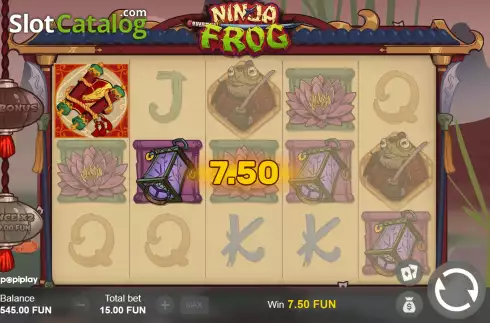 Οθόνη4. Ninja Frog Κουλοχέρης