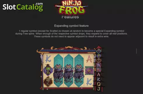 Οθόνη8. Ninja Frog Κουλοχέρης