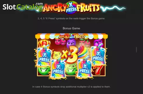 Οθόνη7. Angry Fruits (Popiplay) Κουλοχέρης