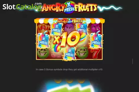 Οθόνη8. Angry Fruits (Popiplay) Κουλοχέρης
