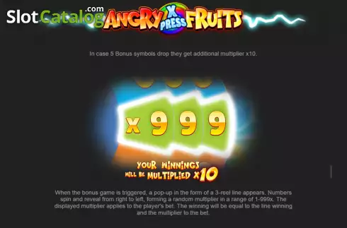 Οθόνη9. Angry Fruits (Popiplay) Κουλοχέρης