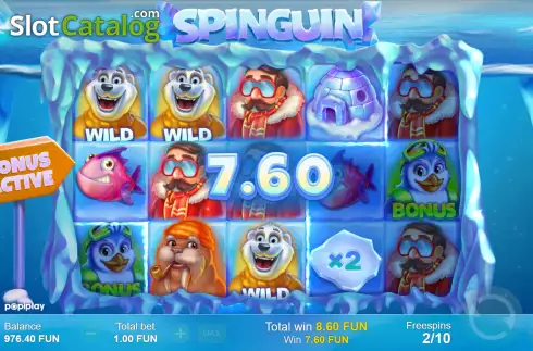 Οθόνη9. Spinguin Κουλοχέρης