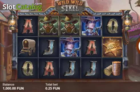 Οθόνη2. Wild Wild Steel Κουλοχέρης