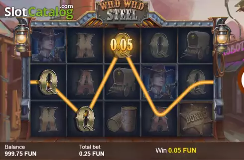 Οθόνη3. Wild Wild Steel Κουλοχέρης