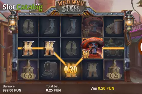 Οθόνη4. Wild Wild Steel Κουλοχέρης